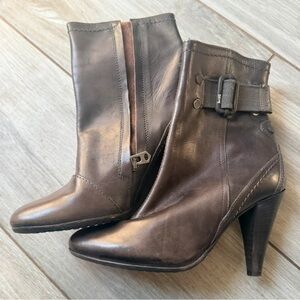 G-Star Dark Brown Heeled Boots